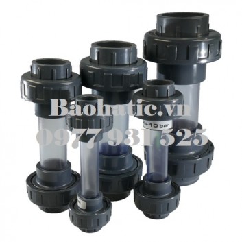 Kính quan sát dòng chảy rắc co PVC D21, D27, D34, D42, D48, D60, D75, D90, D110